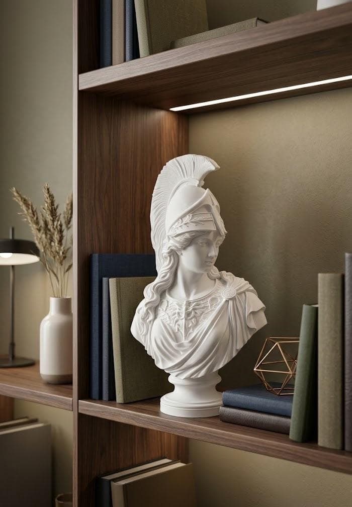 Athena Bust Statue
