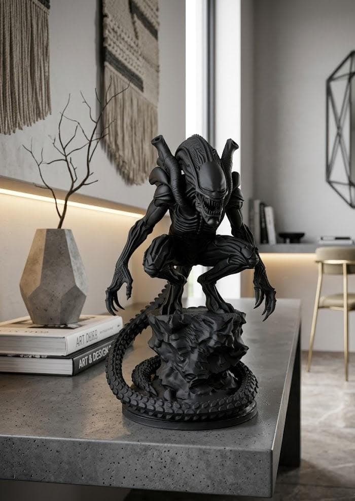 Sci-Fi Creature Figurine