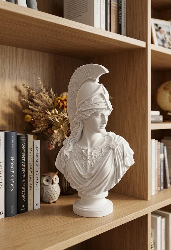 Athena Bust Statue Greek Goddess