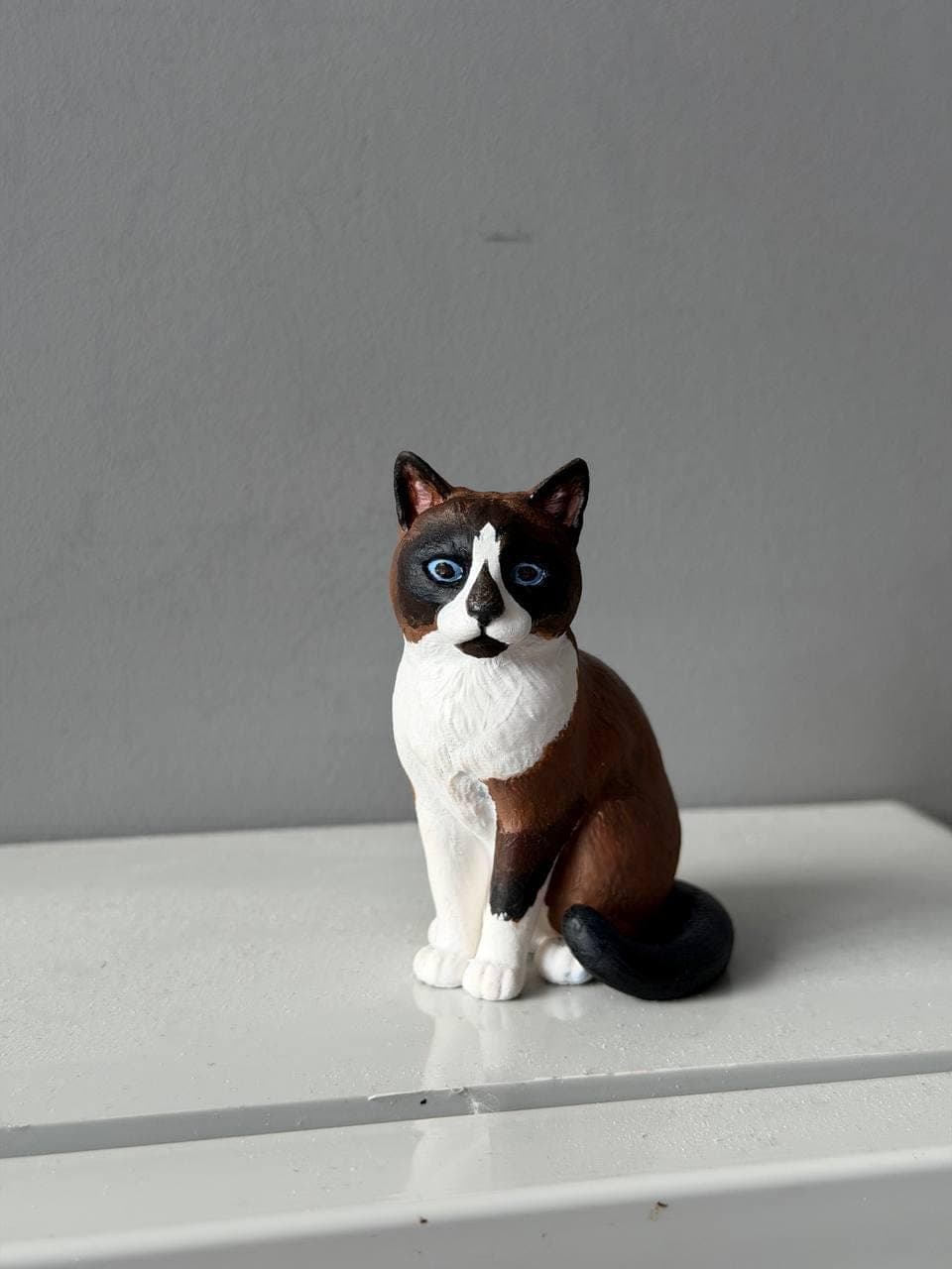 3D printed replica of your dog or cat Custom Pet Art  - 3D Printed & Hand-Painte