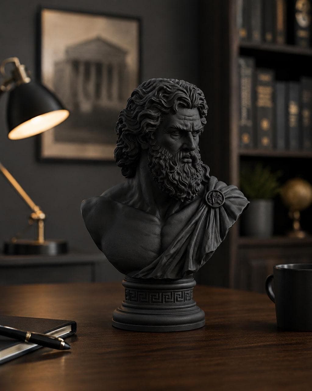 Zeus Bust Statue