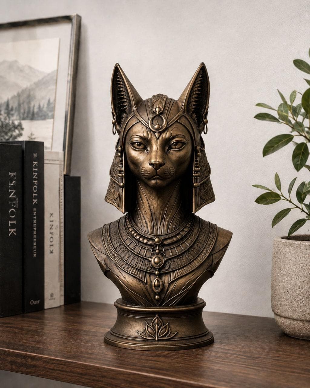 Bastet Egyptian Goddess Bust