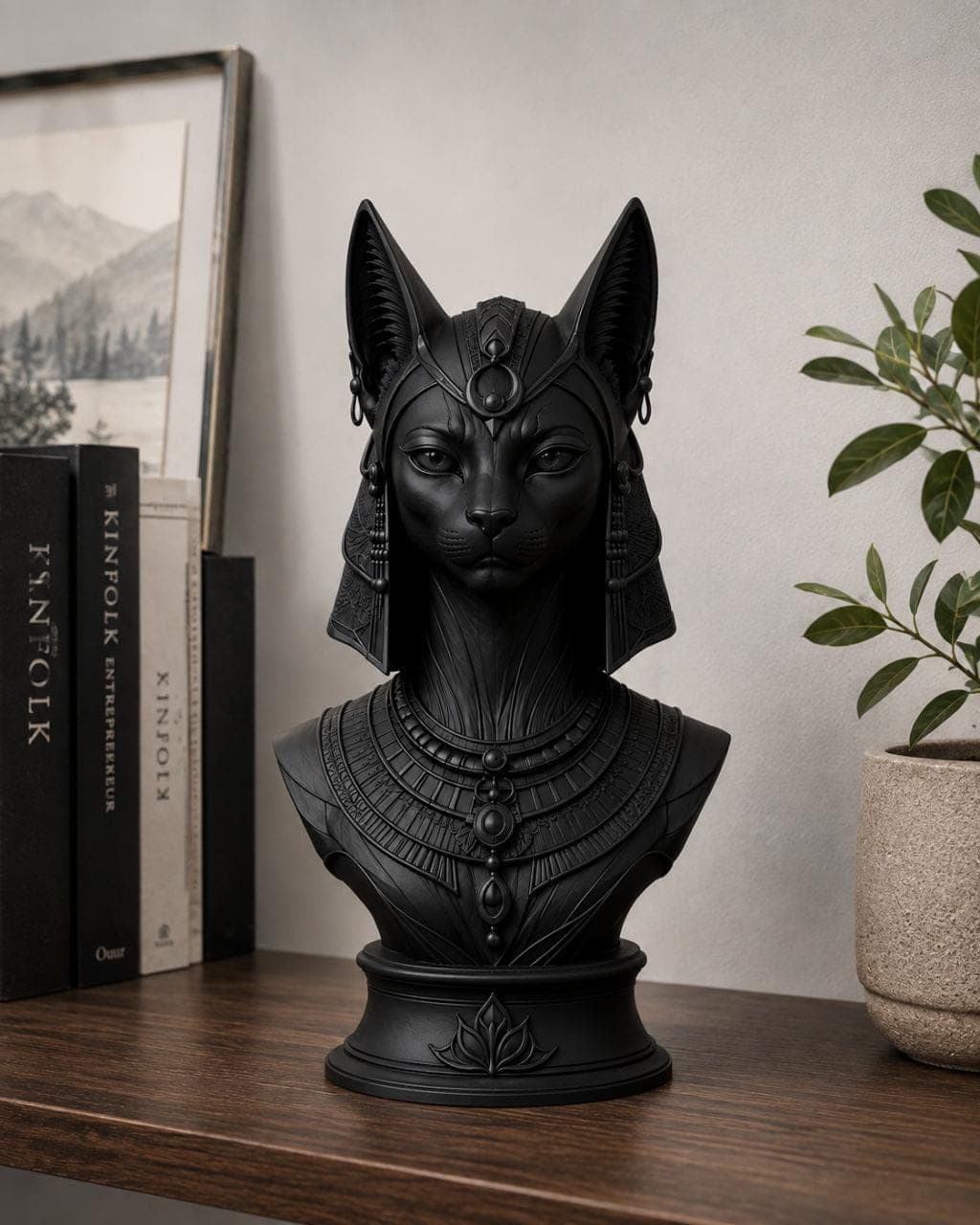 Bastet Goddess Bust
